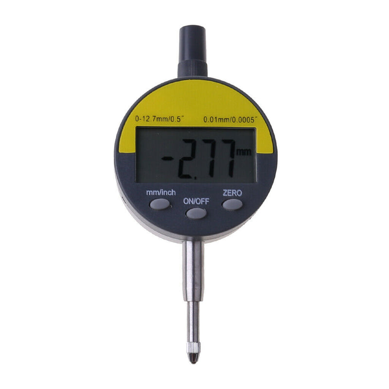 Digital Dial Indicator 0-12.7mm/0.5" Gauge Range 0.01mm/0.0005" Precision Tools