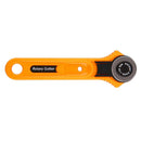 28mm Yellow Fabric Craft Roller Cutter Paper Leather Vinyl Blade Cutting Tool