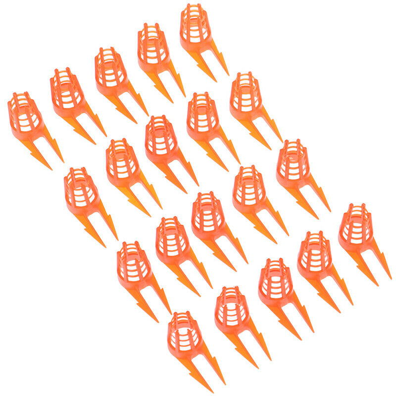 20x/Set Bee Queen Cell Cover Beekeeping Tool Beekeeper Plastic Cage Protect3 Gw