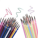 100pcs Refill With 10pcs Pen Case Colorful Gel Pen Refill Delicate