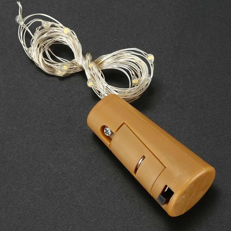 Cork Lights for Wine Bottle, Wine Bottle Lights 12 Pack 6.5ft 20 LED Wine C D5F2