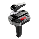 Bluetooth Dual USB Car Charger MP3 Player FM Transmitter w/Wireless Headset