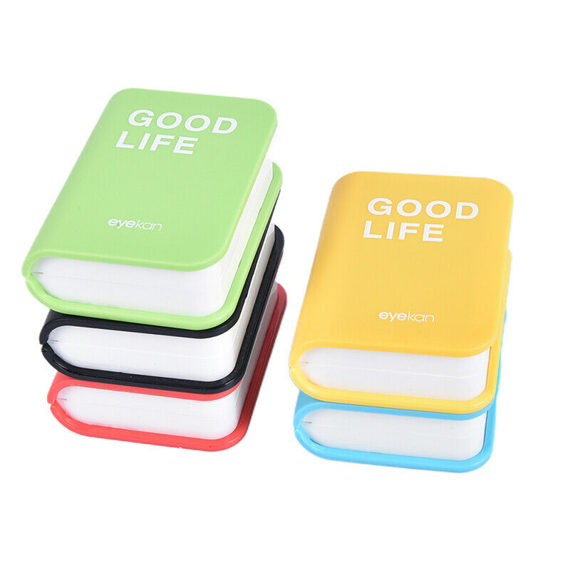 Book Travel Glasses Contact Lenses Box Contact lens Case for Eyes Car N Kw