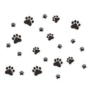 Home Bedroom Wall Stickers Mobile Dog Paw Waterproof P6L4