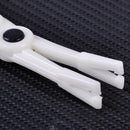 10 Disposable Plastic Piercing Clamp Forcep Plier Supplies Tool Slotted Body Ear