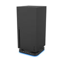 Blue Light Console Vertical Stand for Xbox Series X with 4 Port USB 2.0 HUB