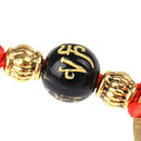 Chinese Feng Shui I Ching Ancient Coin Red String Attract Lucky Wealth Brace Hn