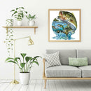 5D DIY Full Drill Diamond Painting Fish Cross Stitch Embroidery Mosaic Kit