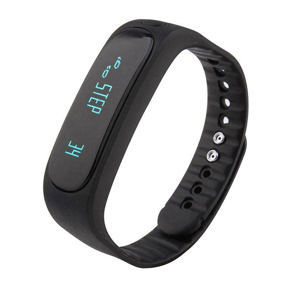 E02 Bluetooth Sports Smart Bracelet Wrist Band black A#S