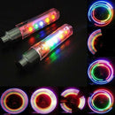 5-LED Bicycle Wheel Tire Valve Light Bar Neon Lights Spoke Lamp Motorcycle AU