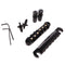 Replacement Electric Guitar Roller Saddle Bridge+Humbucker Pickup Frame Ring