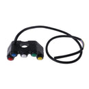 1PC 12V 5 Button Motorcycle Switches 7/8 22mm Handlebar Lights On-Off Waterproof