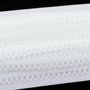 50 Yards Stretch Elastic Lace Trim Ribbon for Hairband Clothing White