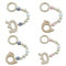 4X(Ins Nordic Style Wooden Beads Ornament Kids Toys For Baby Elephant ShapeF7F4)