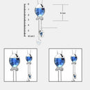 Fashion Long Fish Sweater Chain Necklace High Jewelry Crystal Women's Chain