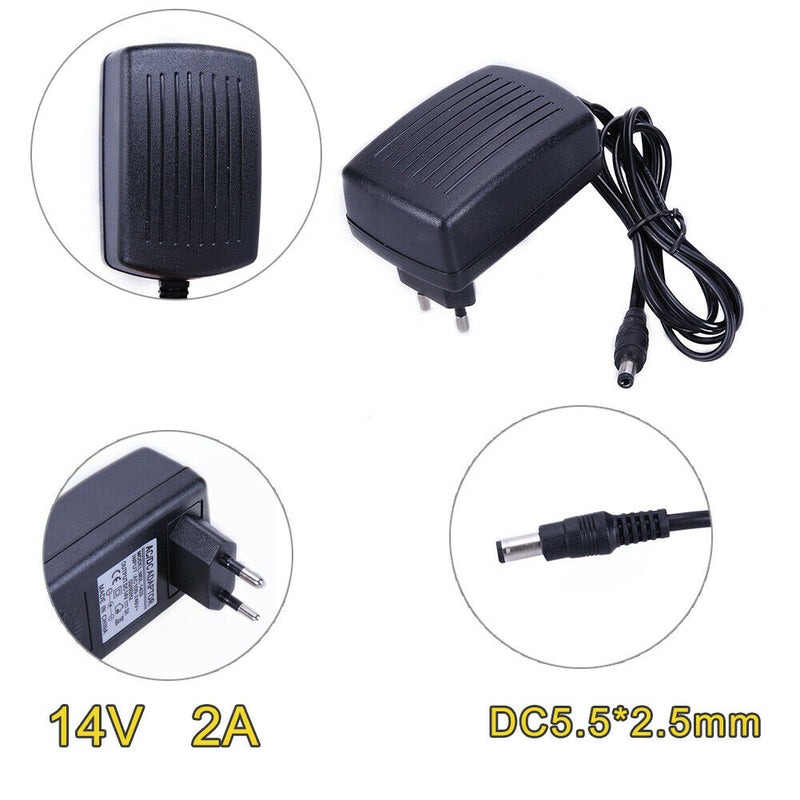 DC14V 2A Adapter AC to DC Converter Power Supply Adapter 5.5*2.5 mm