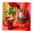 34cmx30cm Glass 5D Diamond DIY Painting Craft Kit Home Wall Hanging Decor