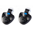 2x Electronic LED Light Fishing Bite Sound Alarm Alert Bell Clip On Fishi BFZ