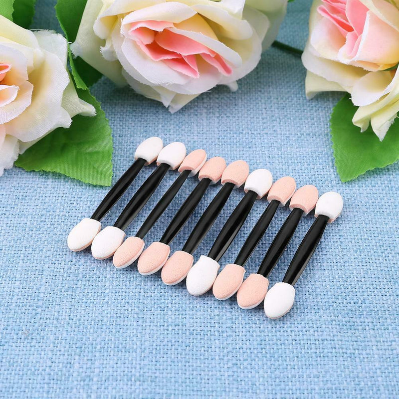 10pcs Sponge Eyeshadow Stick Double-side Disposable Eye Shadow Brush (10pcs A