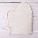1X exfoliating bath glove natural sisal shower sponge cleansing body scrubber  Z