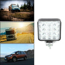 Square 48W LED Flash Strobe Light Waterproof Car Truck Motorcycle Warning Lamp