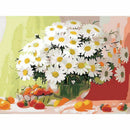 Frameless DIY Digital Painting Daisy Fruit Paint Abstract Modern Wall Art C B5B3