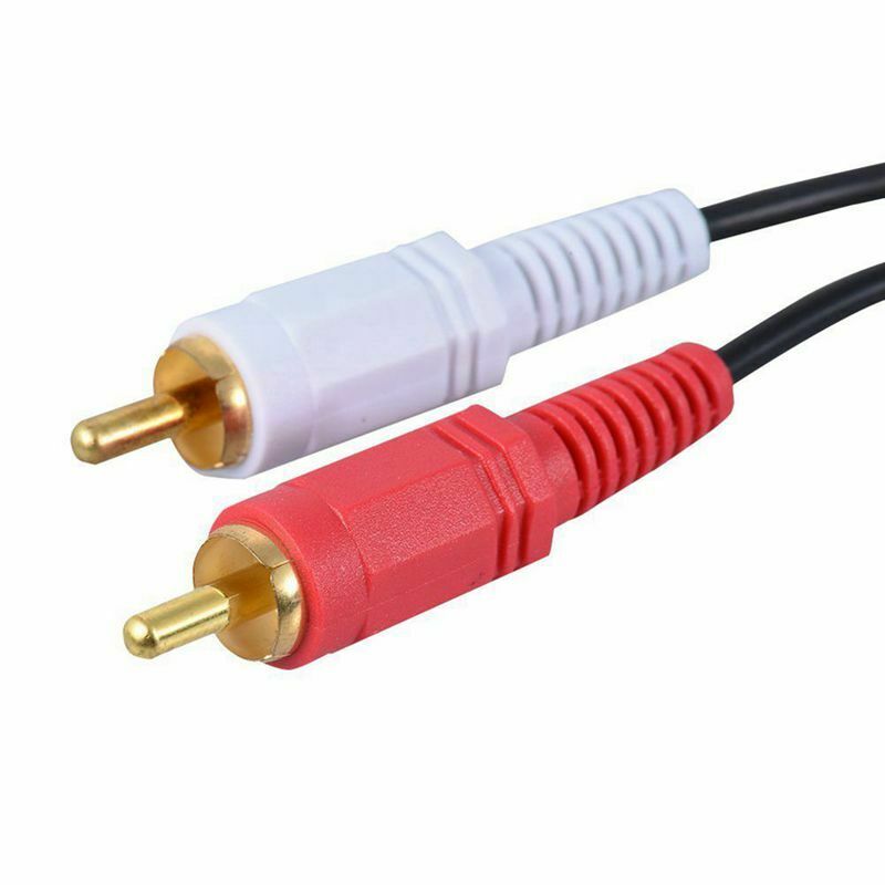 1.5m/ 5ft Stereo Audio Splitter Patch Y Cable Cord 1 XLR Female to 2 RCA Ma O2F2