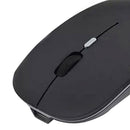 Ultra Thin Mute USB Wireless Mouse For Macbook PC