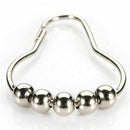 24Pcs Rustproof Shower Curtain Ring Heavy Duty Roller Double Glide Shower MOE