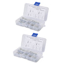 Set of 200 R Pin Mechanical Hitch Hair Tractor Clip Assortment Case Cotter