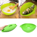Silicone Steamer microwave oven Food Vegetable Bowl Basket Kitchen Cooking S Hn