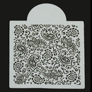 Paisley Cake Fondant Cupcake Decorating Baking Cupcake Templates Stencil