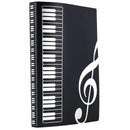 Music Sheet File Paper Documents Storage Folder Holder PVC.A4 Size,40 Pocke