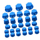 60Pcs Motorbike Motorcycle Screw  Cap Cover Decoration For Kawasaki