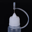 2x 10ml Plastic Clear Small Convenient Liquid Bottle Dropper Needle Bottle MO