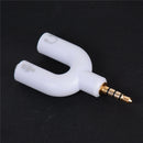 3.5mm Stereo Splitter Audio to Micphone Headset Jack Plug Adapter For Phone BX