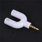 3.5mm Stereo Splitter Audio to Micphone Headset Jack Plug Adapter For Phone BX