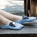 Women Cute Doggy Antiskid Socks Super Addorable Shallow Mouth Invisible Soc