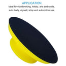 2 Pack 5 Inch Hand Sanding Blocks Round and Mouse-Shaped for 5 Inch Hook an