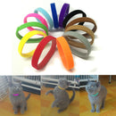 12 COLORS Identification Whelping Puppy Kitten ID Collars Bands Soft Adjustable
