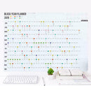 2020 Year Planner Wall Chart+Calendar+Holidays Office Office FGOO U5I1