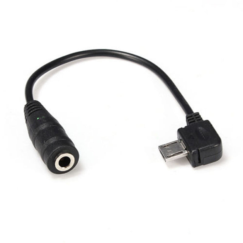 MicroUSB Jack to 3.5mm HeadphoneEarphone HeadsetAdapter Audio Cable Cord Lead ES