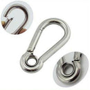 5pcs/set 304 Stainless Steel Climbing Fast Hang buckle Snap Carabiner Ho MPM
