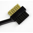 Tool Useful Plastic Double Side Practical Black Accessories Golf Club Brush