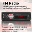 Car Stereo Audio MP3 Player Bluetooth TF Card U Disk AUX FM Radio Auto Head Unit