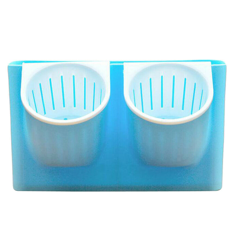 4Pcs Self Water 2-Pocket Stackable Garden Wall Hanging Planter Flower Pots with
