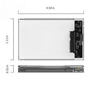 2.5" USB 3.0 SATA Hd Box HDD Hard Disk Drive External HDD Enclosure Transparent