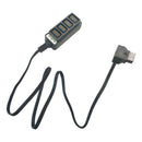D-Tap Splitter,1 to 4 D-tap male to 4x Female D-tap Power Splitter 65cm Long