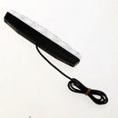 Great Performance 2Pcs 6 LED Car Running Lights DRL 12V 6000K with Flowing
