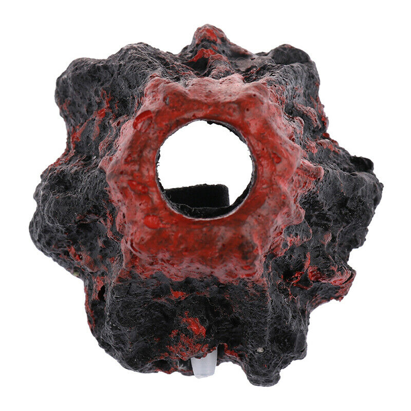 Volcano Shape Aquarium fish tank oxygen pump bubble stone pump tank decoration3C